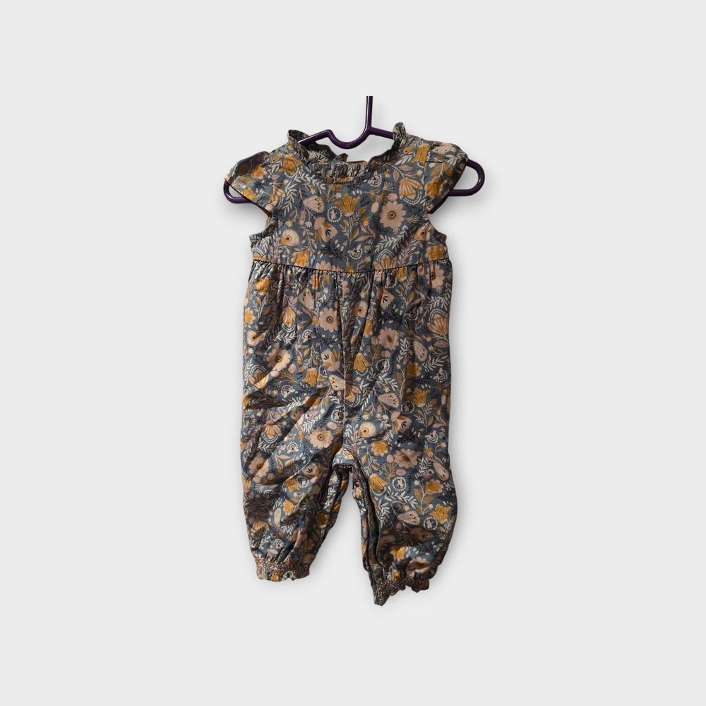 Emma's Garden Floral Baby Romper NWT 6-9M